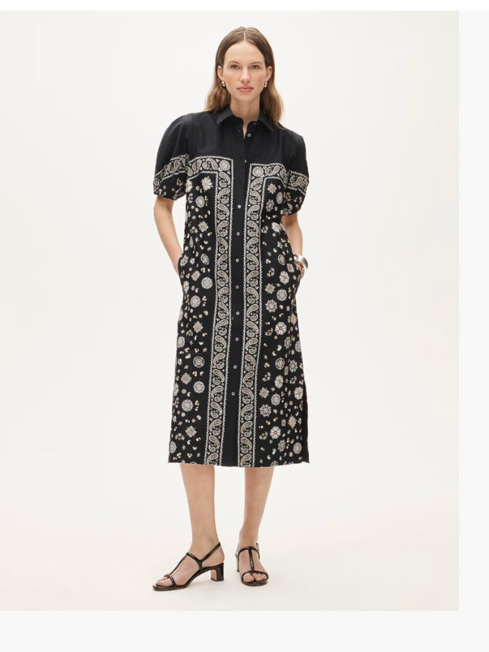 J Crew Shirt-dress in bandana-print cotton poplin 6